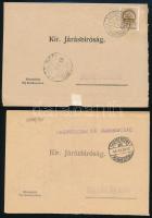 1941 2 db kézbesítési bizonyítvány GYERTYÁNLIGET és NAGYBEREZNA magyar-rutén kétnyelvű bélyegzéssel, luxus minőség!