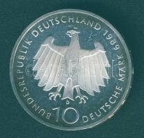 NSZK 1989D 10M Ag "2000 éves Bonn" T:2