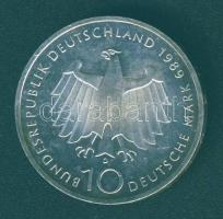 NSZK 1989D 10M Ag "2000 éves Bonn" T:2