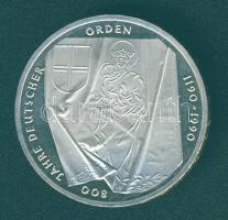 Németország 1990J 10M Ag "800 éves a Német Rend" T:BU