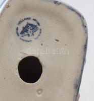 Delft stílusú gyermekpár. Jelzett, hibátlan, m: 12,5 cm