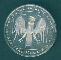 Németország 1990J 10M Ag "800 éves a Német Rend" T:BU