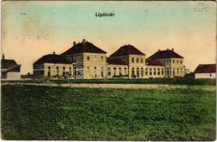 1915 Lipótvár, Újvároska, Leopoldov; vasútállomás. Vasúti llevelezőlapárusítás 256. / railway station (EK)
