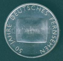 Németország 2002G 10€ Ag "50 éves a Német Televízió" T:2