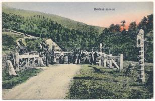 Bodzai-szoros, Buzau Pass; Magyar-román határ, határőrök. Kézdivásárhely könyvnyomda r.t. kiadása / Hungarian-Romanian border, border guards