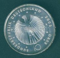 Németország 2003. 10€ Ag "Labdarúgó VB" T:BU