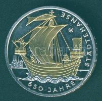 Németország 2006J 10€ Ag "650 éves a Hanza-szövetség" helyenként aranyozva T:1