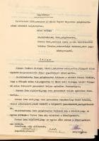 1940 Kárpátaljai, ungvári hivatalos iratok: orosz hadirokkant főhadnagy támogatása, főispán elleni p...