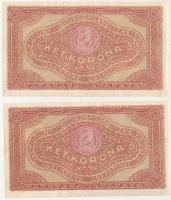 1920. 2K "2aa" (2x) sorszámkövetők T:F