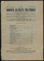 1937 Honvéd Altiszti Folyóirat IV. évfolyam 6. szám