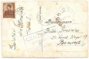 1942 Medgyes, Mediasch, Medias; erdélyi folklór, birkanyáj / Transylvanian folklore, flock of sheep....