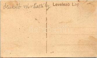 Ólubló, Ó-Lubló, Stará Lubovna; Uradalmi kastély és vár. Kunsch Antal kiadása / castles (vágott / cu...