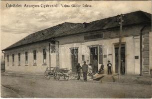 Aranyosgyéres, Campia Turzii; Vajna Gábor üzlete / shop (EB)