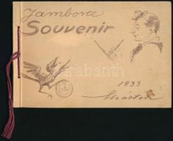 1933 Márton Lajos: Jamboree Souvenir, kiadja: Magyar Földrajzi Intézet Rt., 20p