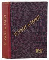 Te vagy a tanu! Ukrajnától Auschwitzig. Nagybaczoni Nagy Vilmos. Szerk.: Pór Dezső és Zsadányi Oszká...