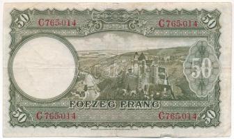 Luxemburg 1944. 50Fr T:F Luxembourg 1944. 50 Francs C:F Krause P#46