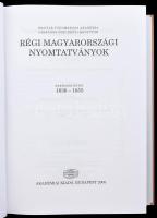 Heltai János: Régi magyarországi nyomtatványok III. 1636-1655. Bp., 2000, Akadémiai. Kiadói egészvás...