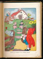 Piroska, a 3 kis malac és a falánk fekete farkas. A borítón: Piroska, a farkas meg a három kis malac...