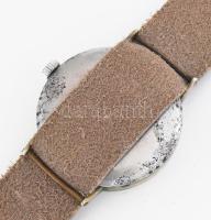 Tavannes férfi karóra, másodperc segédkörrel, mechanikus, működik, de időbeállító része javítandó, b...