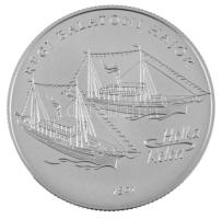 1997. 2000Ft Ag "Régi balatoni hajók / Helka és Kelén" tanúsítvánnyal, kapszulában, díszto...