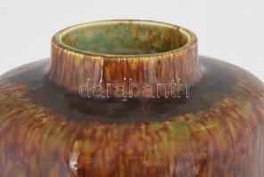 Gránit hatalmas padlóváza. Jelzett, kis mázkopással, m: 59 cm /// KIZÁRÓLAG SZEMÉLYES ÁTVÉTEL, NEM P...