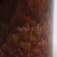 Gránit hatalmas padlóváza. Jelzett, kis mázkopással, m: 59 cm /// KIZÁRÓLAG SZEMÉLYES ÁTVÉTEL, NEM P...