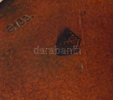 Gránit hatalmas padlóváza. Jelzett, kis mázkopással, m: 59 cm /// KIZÁRÓLAG SZEMÉLYES ÁTVÉTEL, NEM P...