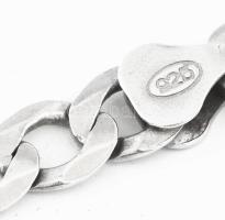 Ezüst (Ag) vastag nyaklánc, jelzett, 25 g, h: 57 cm