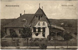 1916 Marosvásárhely, Targu Mures; Székely Kioszk. Porjes S. Sándor kiadása / kiosk restaurant (EK)