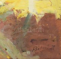 Bátori István (1952-): Táj. Olaj, farost. Jelzett. Fakeretben. 54x71 cm