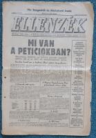 Ellenzék. A Magyar Függetlenségi Párt hetilapja. Főszerkesztő: Pfeiffer Zoltán. I. évfolyam, 4-9. sz...