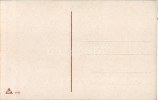 42 cm Brummer / WWI German military art postcard, artillery. L&P 1826. (EK)