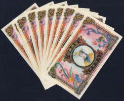 Kína DN dekoratív égetési pénz 50.000.000 névértékben, különleges papíron (10x) T:I