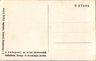 Első világháborús osztrák-magyar ágyú. Uher Ödön fényképész. A budapesti cs. és kir. tüzérezredek öz...