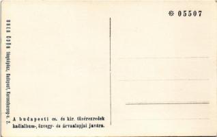 Első világháborús lelőtt katonai repülőgép roncsai. Uher Ödön fényképész. A budapesti cs. és kir. tü...