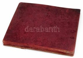 cca 1910-1920 Családi fotóalbum 64 db beragasztott fotóval, Budapest, Leányfalu, Lussin (Lošinj), fü...