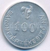 DN "Baromfi Értékesítő Nemzeti Vállalat - Egyszáz Hollandi" Al bárca 100 ládáról (21mm) T:...