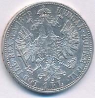 Ausztria 1879. 1Fl Ag "Ferenc József" T:XF Austria 1879. 1 Florin Ag "Franz Joseph&qu...