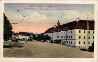 Nagyszeben, Hermannstadt, Sibiu; K.u.k. Infanteriekaserne / Cs. és kir. gyalogsági laktanya. Kiadja Jos. Drotleff No. 514. / Austro-Hungarian military infantry barracks