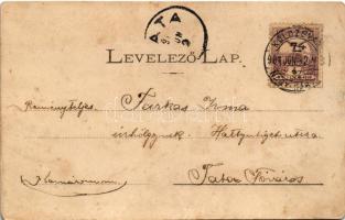 1901 Zilah, Zalau; Református templom. Seres Samu kiadása / Calvinist church (EB)