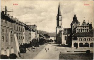 Lőcse, Levoca; Körtér, városháza / square, town hall