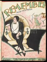 cca 1900-1920 Vegyes régi kották gyűjteménye, közte francia, német, román nyelvűek, stb. Félvászon-k...