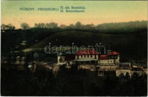 1910 Pozsony, Pressburg, Bratislava; III. Bimbóház / III. Batzenhäusel / restaurant, villa