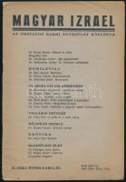 1937 Magyar Izrael, az Országos Rabbi Egyesület Közlönye II. évfolyam 2. szám (1937. április, május, június)