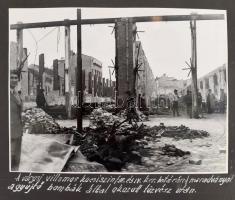 cca 1944 II. világháborús fotóalbum, a Magyarország és a tengelyhatalmak által megszállt szerb terül...