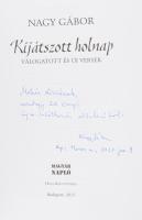 Nagy Gábor: Kijátszott holnap. Válogatott és új versek. A szerző, Nagy Gábor (1972-) József Attila-d...