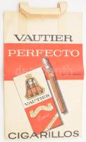 Vautier Perfecto, svájci cigarettás papírtáska, hajtott, 35x22 cm
