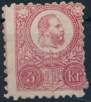 1871 Réznyomat 5kr képbe fogazva, gumi nélkül (*27.500)