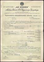 1938 Anker biztosító társaság német ny. prospektusa, többe közt a pozsonyi budapesti Anker-ház fotói...