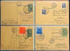 VISSZATÉRT bélyegzések gyűjteménymaradvány: levelezőlapok, emléklapok, képeslapok, levél/képeslap berakóban